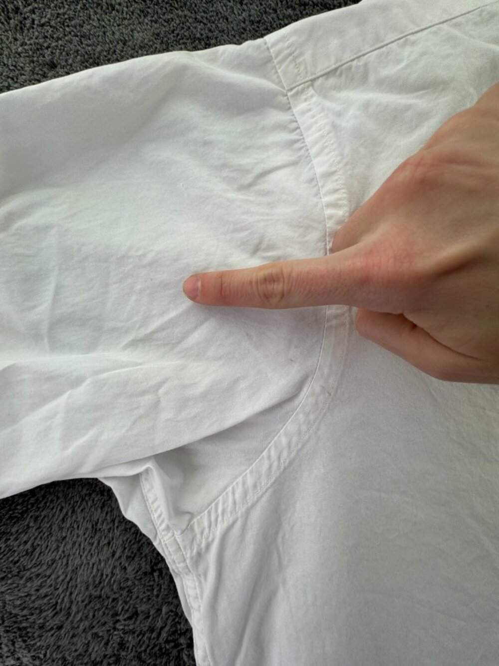 Burberry London Long Sleeve White Button Up Shirt 16 34 USA Made Cotton Adult - Picture 13 of 14